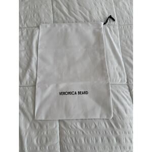Veronica Beard Dust Bag White Logo Shoe Bag Carrier Storage